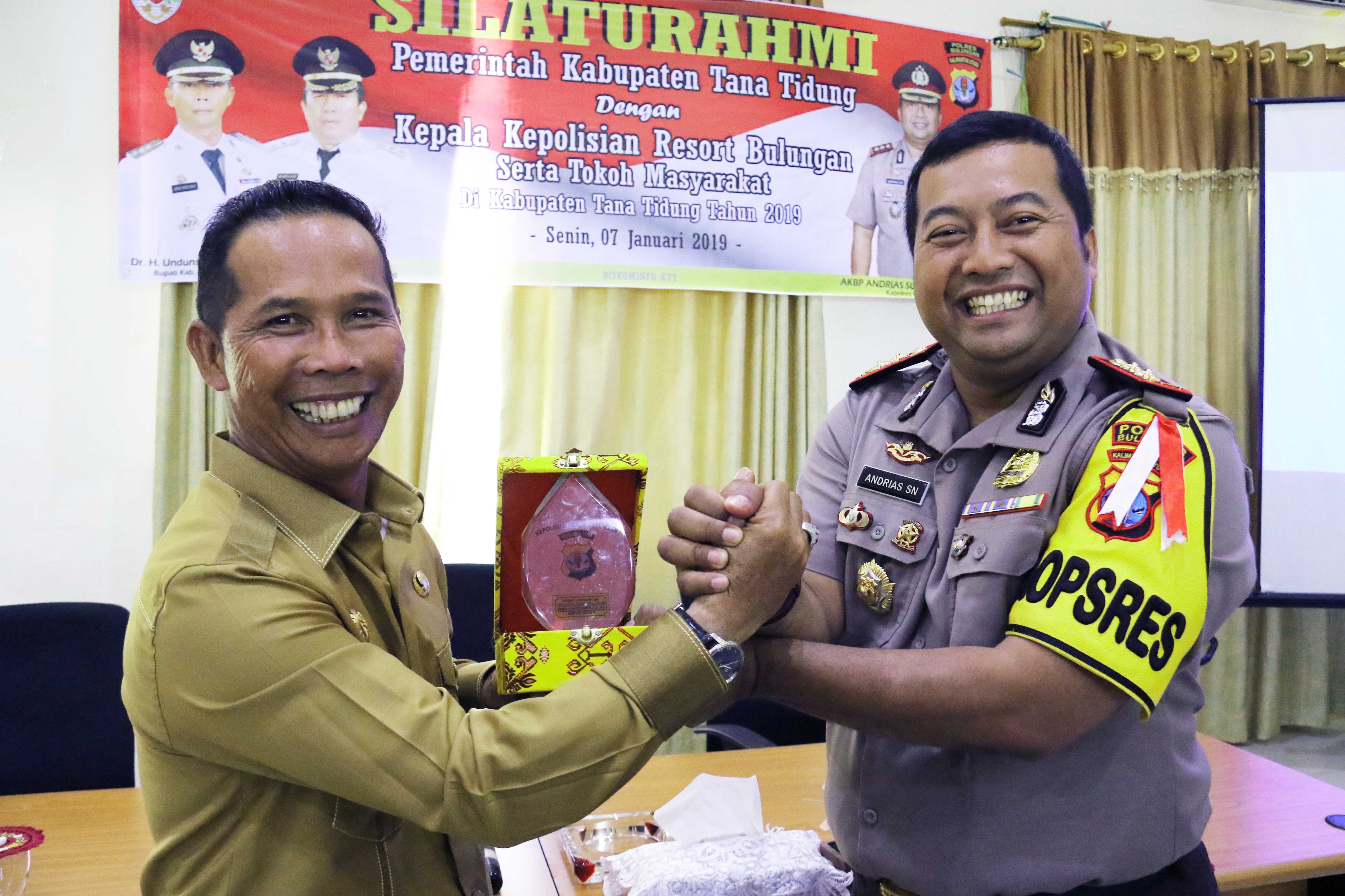Silaturahmi Kapolres Bulungan dengan Pemerintah Kabupaten Tana Tidung